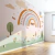 Papel de parede Infantil Jardim Arco-íris Borboletas Boho Quarto de Bebê e Criança