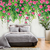 Papel de Parede Jardim Suspenso Floral e Borboletas Para Decorar Quarto Sala e Ambientes
