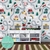 Papel de Parede Infantil Tema Cidade Carrinhos Para Decorar Quarto de Meninos