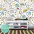Papel de Parede Infantil Tema Cidade Carrinhos Soft Color Para Decorar Quarto de Meninos