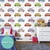 Papel de Parede Infantil Tema de Carrinhos Multi Color Para Decorar Quarto de Meninos