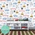 Papel de Parede Infantil Tema Carrinhos Soft Color Para Decorar Quarto Unissex