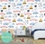 Papel de Parede Infantil Tema Carrinhos Soft Color Para Decorar Quarto Unissex
