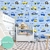 Papel de Parede Infantil Tema Carrinhos Azul Para Decorar Quarto de Meninos