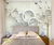 Papel de Parede Design 3D Círculos Lançamento Para Decorar Sala Quarto e Ambientes