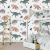 Papel de Parede Infantil Tema Dinossauros Soft Color para Quarto de Bebê e Criança