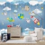 Papel de Parede Infantil Tema Astronauta Azul Para Decorar Quarto