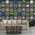 Papel de Parede de Futebol Jogo Gamer Bola Estilo 3D Para Decorar Quarto e Sala