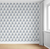 Papel de Parede Cubos Estilo 3D Cinza Para Decorar Quarto Sala e Ambientes
