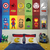 Papel de Parede Infantil Tema Super Heróis Baby Menino Para Quarto de Crianças
