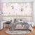 Papel de parede jardim encantado rosa