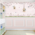 Papel de parede jardim encantado com lambril