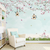 Papel de Parede Infantil Jardim Encantado Verde Flores e Borboletas