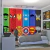 Papel de Parede Infantil Tema Super Heróis Faixas Decorativas Para Quarto de Meninos