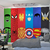 Papel de Parede Infantil Tema Super Heróis Faixas Decorativas Para Quarto de Meninos