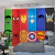 Papel de Parede Infantil Tema Super Heróis Faixas Decorativas Para Quarto de Meninos