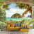 Papel de Parede Paisagem Coqueiro Ilha Para Decorar Quarto Sala e Ambientes