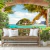 Papel de Parede Paisagem Coqueiro Ilha Para Decorar Quarto Sala e Ambientes