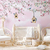 Papel de Parede Infantil Jardim Encantado Rosa