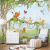 Papel de Parede Infantil Safari Rei Leão Personalizado Para Decorar Quarto de Bebê e Criança