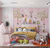 Papel de Parede Safari Rosa Infantil de Bebê
