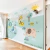 Papel de Parede Infantil Tema Safari Baby Soft Color Para Quarto de Bebê e Criança