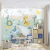 Papel de Parede Infantil Tema Safari Baby Soft Color Para Quarto de Bebê e Criança