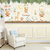 Papel de parede safari baby amarelo