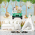 Papel de Parede Tema Safari Jeep Para Decorar Quarto de Bebê
