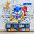 Imagem do Papel de Parede Infantil Sonic 3D Para Decorar Quarto de Menino