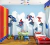 Papel de Parede Infantil Tema Desenho Super Heróis Para Quarto de Menino