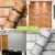 Papel de Parede Adesivo Tijolinho Cinza ou Tradicional Para Quarto Sala e Ambientes