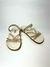 Nayara - Papete Off com Tiras em Strass Colorido Light - comprar online