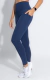 Legging Fitness Chloe Azul Marinho Bolso Lateral