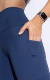 Legging Fitness Chloe Azul Marinho Bolso Lateral na internet