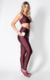 Legging Fitness Gio Vinho na internet