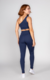 Top Fitness Ombro Assimétrico Azul Marinho - loja online