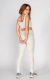 Top Fitness Decote Quadrado Off White - loja online