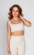 Imagem do Top Fitness Decote Quadrado Off White