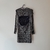 Vestido IL Shin dourado preto tricot e lurex na internet