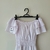 Vestido Raquel branco ciganinha babado elastéx cintura - Holly Brechó e Outlet