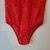 Body Karmani vermelho renda bojo bandagem - Holly Brechó e Outlet