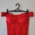 Imagem do Body Karmani vermelho renda bojo bandagem