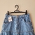 Saia Ozzo jeans babado - Holly Brechó e Outlet