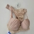 Conjunto lingerie Lima Moda Íntima nude com renda NOVO - Holly Brechó e Outlet