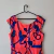 Vestido Road Mel folhagem corda cereja royal pregas