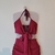 Imagem do Conjunto Linda e Exclusiva marsala top amarração + saia drapeada NOVA