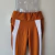 Conjunto Linda Moça caramelo branco blusa capuz + calça bolsos