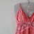 Blusa íntima Brilho da Seda rosa goiaba c/ renda busto NOVA - Holly Brechó e Outlet