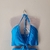 Conjunto Santini turquesa acetinado cropped + saia midi NOVO na internet